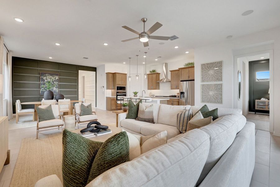 Representative furnished interior of a home built from the Ginger by Mattamy Homes in Soleo, San Tan Valley (Image 16).