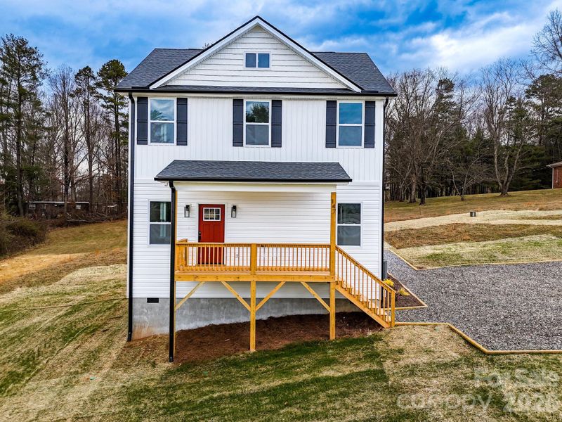 Exterior details and patio area of a home in , Alexander (Image 26).