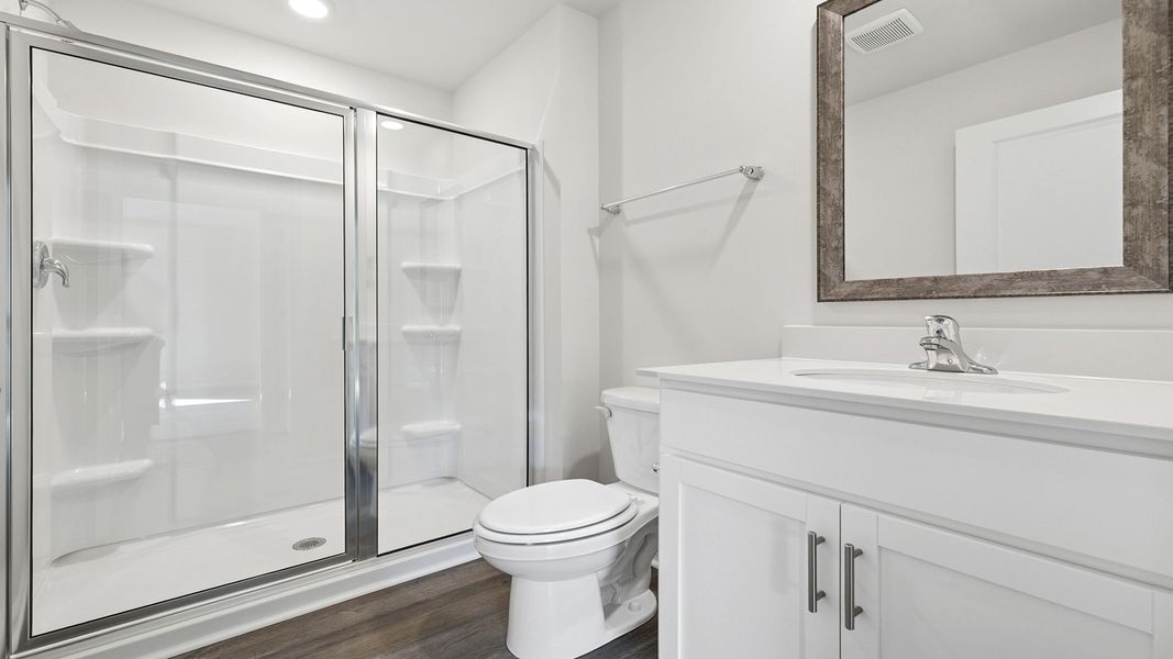 Furnished interior view inside a new home in Durbin Meadows, Fountain Inn (Image 11). Furnished interior view inside a new home in Durbin Meadows, Fountain Inn (Image 11).