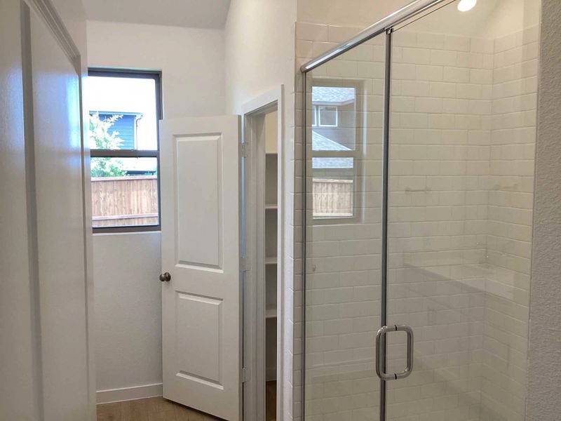 Primary Bathroom Construction Progress featuring the Coastal Collection