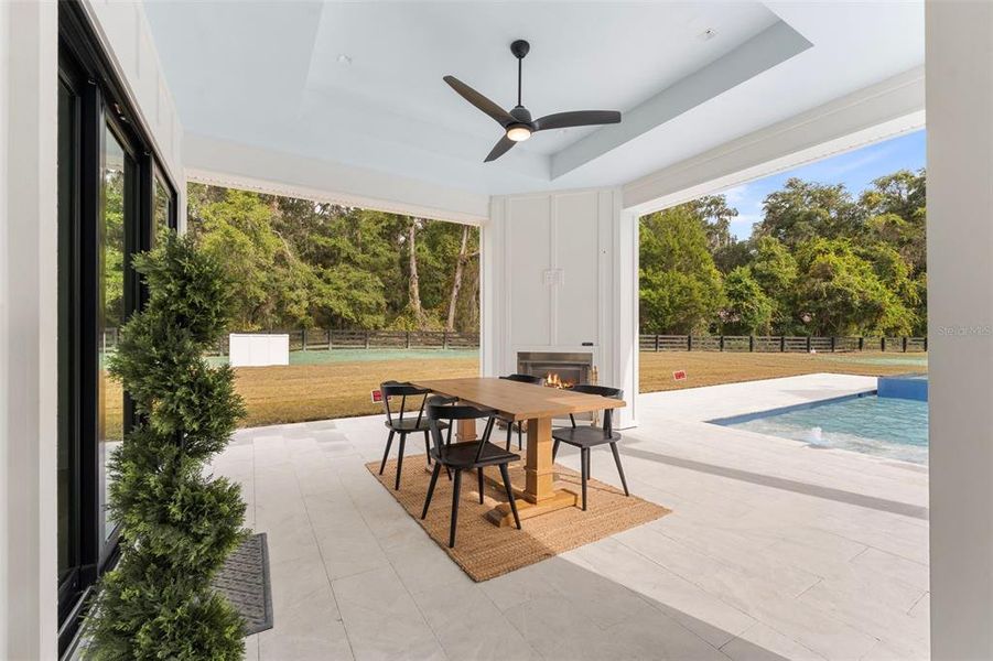 Exterior details and patio area of a home in , Newberry (Image 36). Exterior details and patio area of a home in , Newberry (Image 36).