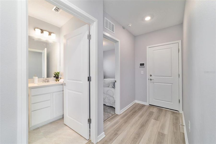 Furnished interior view inside a new home in Del Webb Stone Creek, Ocala (Image 16).