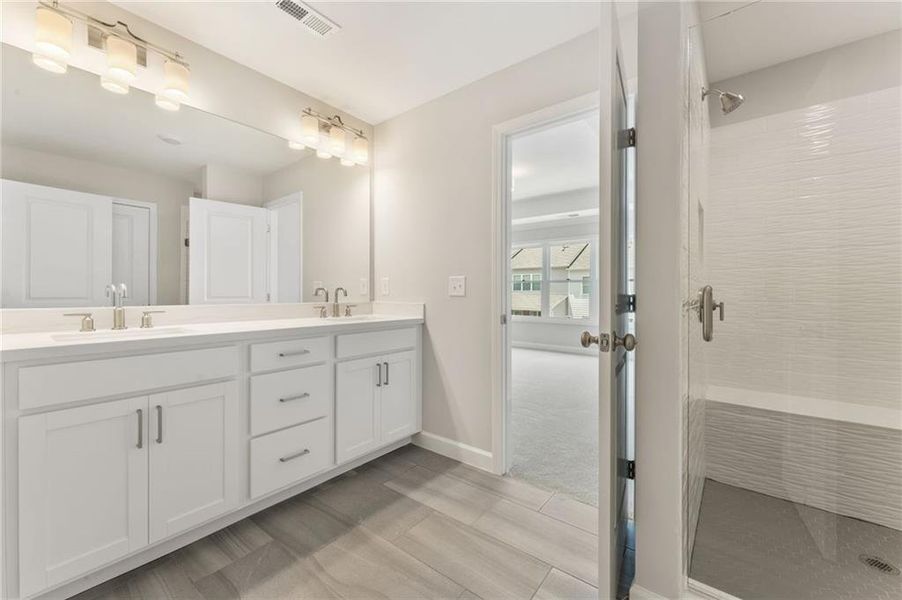 Furnished interior view inside a new home in Townes at South Main, Kennesaw (Image 3). Furnished interior view inside a new home in Townes at South Main, Kennesaw (Image 3).