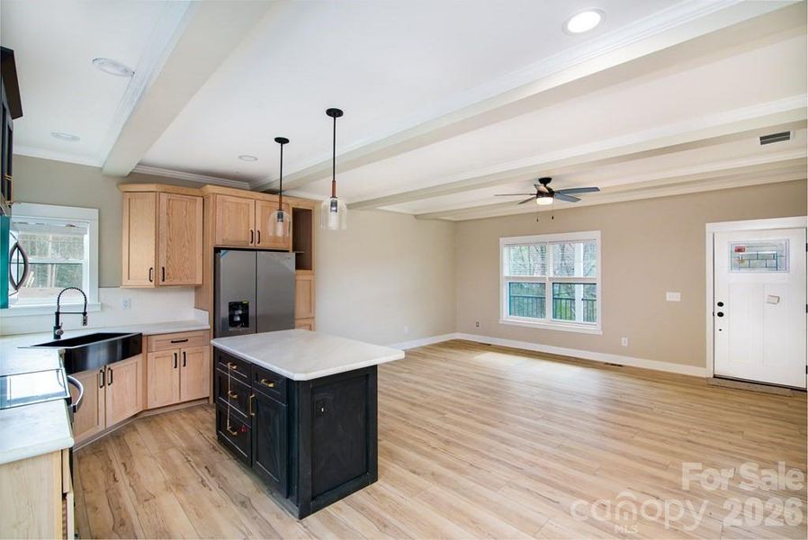 Furnished interior view inside a new home in , Dillsboro (Image 6).