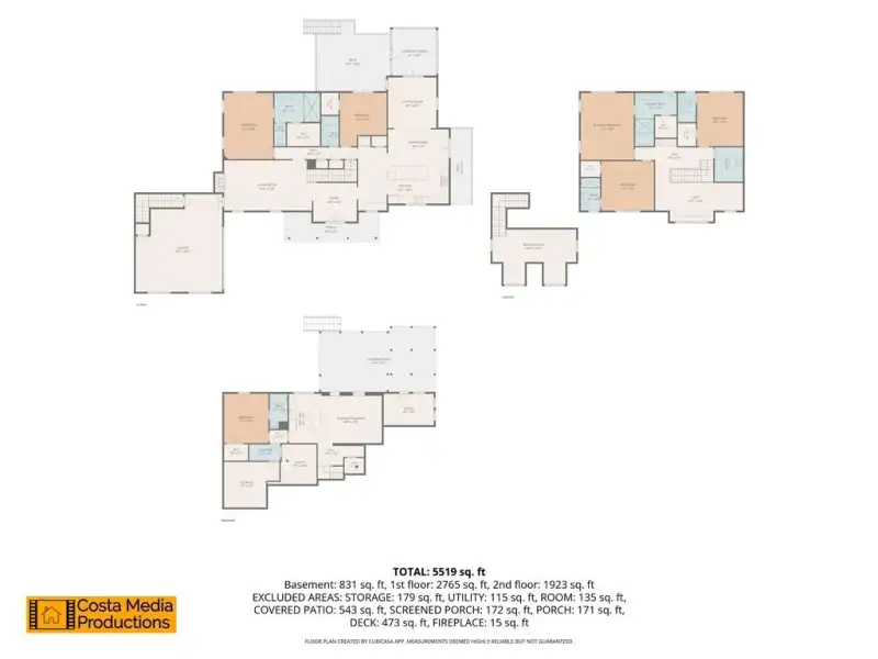 2D floor plan layout of this home in , Sandy Springs, GA (Image 5).