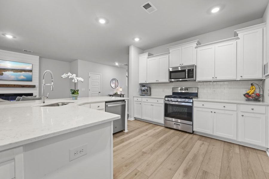 Furnished interior view inside a new home in Lindera Preserve at Cane Bay Plantation: Arbor Collection, Summerville (Image 12).