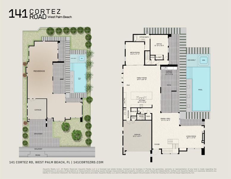 2D floor plan layout of this home in , West Palm Beach, FL (Image 2).
