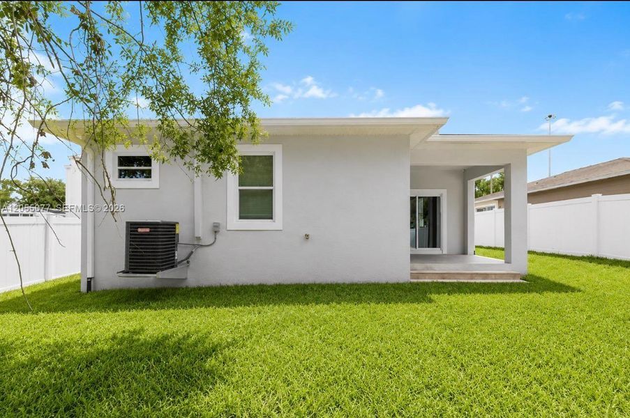Exterior details and patio area of a home in , Tampa (Image 14). Exterior details and patio area of a home in , Tampa (Image 14).