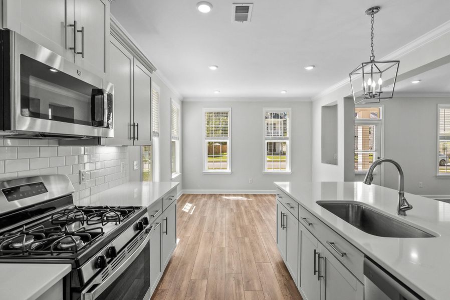 Furnished interior view inside a new home in , Summerville (Image 12).