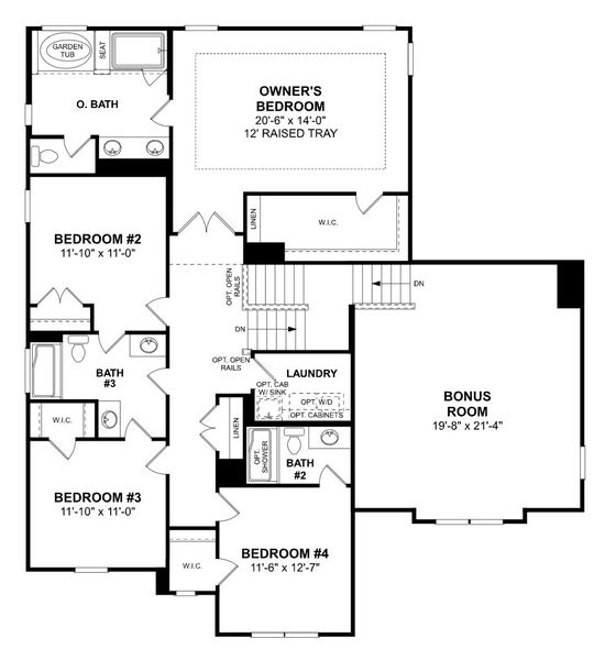 Image 17 representing the The Wilson II by M/I Homes in Spring Grove, Huntersville, NC. Image 17 representing the The Wilson II by M/I Homes in Spring Grove, Huntersville, NC.