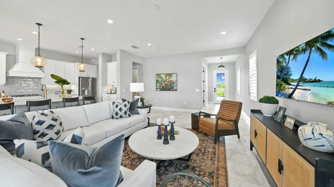Furnished interior view inside a new home in Grand Park Real Estate and Homes for Sale in Sarasota, FL - Neal Communities, Sarasota (Image 5). Furnished interior view inside a new home in Grand Park Real Estate and Homes for Sale in Sarasota, FL - Neal Communities, Sarasota (Image 5).
