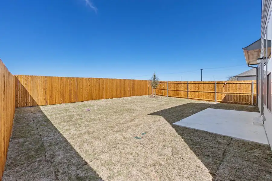 View of yard with a patio area