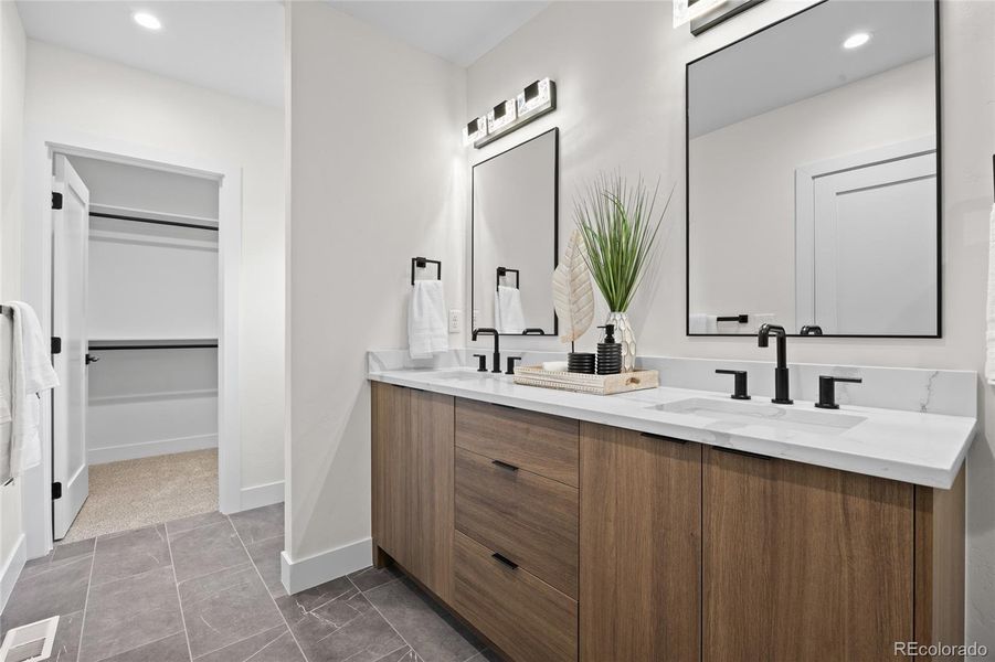 Furnished interior view inside a new home in , Denver (Image 12). Furnished interior view inside a new home in , Denver (Image 12).