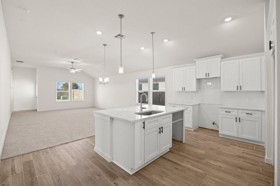 Furnished interior view inside a new home in Ashland, Angleton (Image 6).