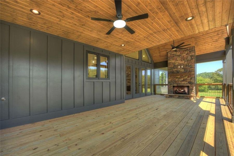 Exterior details and patio area of a home in , Morganton (Image 23).