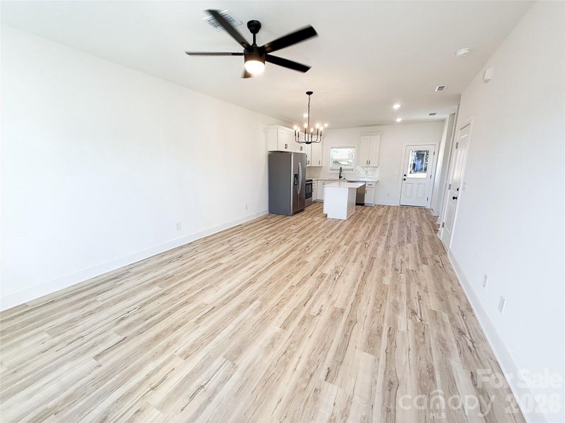 Open floor plan Open floor plan