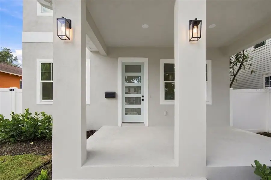 Exterior details and patio area of a home in , St. Petersburg (Image 4). Exterior details and patio area of a home in , St. Petersburg (Image 4).