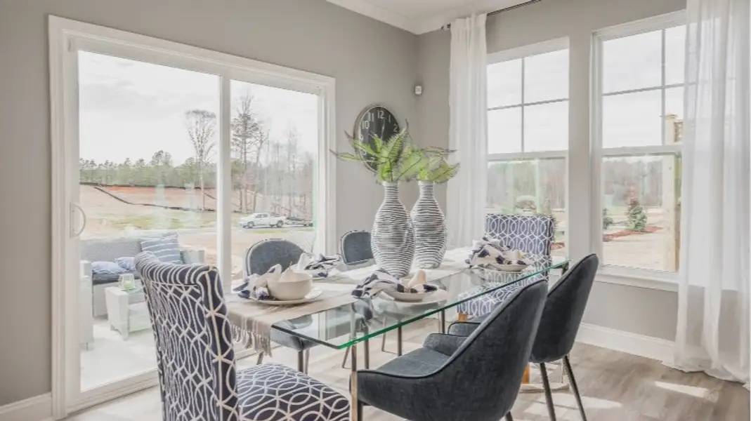 Furnished interior view inside a new home in Sidney Creek Single Family, Zebulon (Image 5).