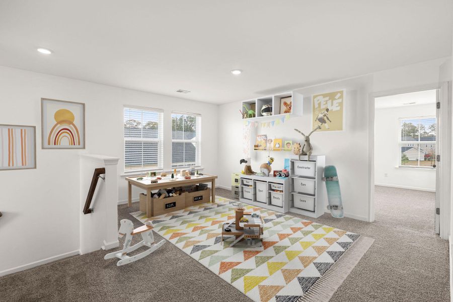 Furnished interior view inside a new home in , Summerville (Image 10). Furnished interior view inside a new home in , Summerville (Image 10).