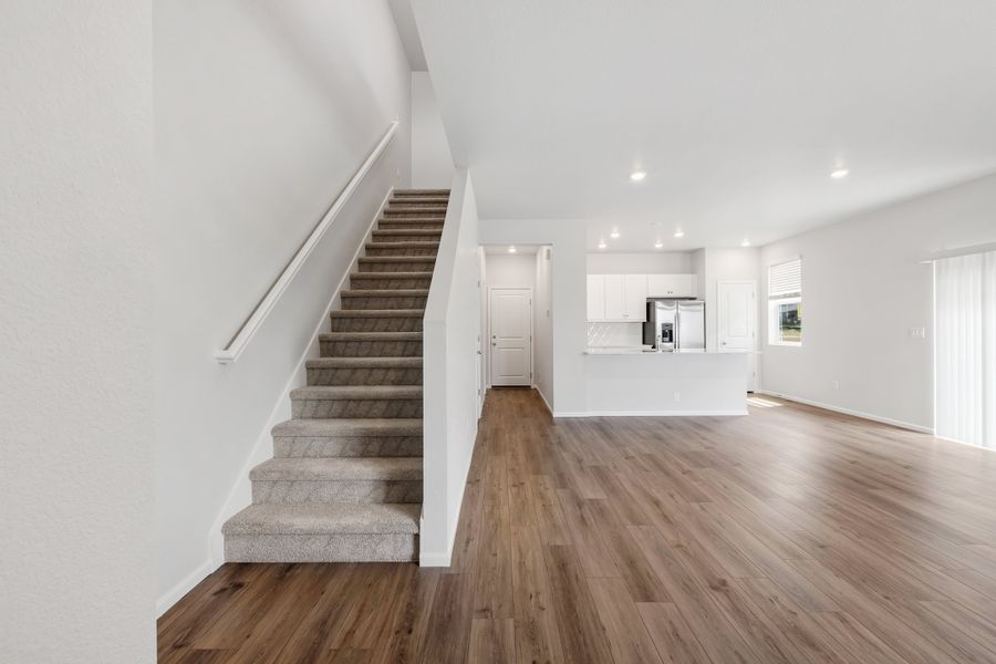 Spacious, unfurnished interior of a new home in Windler, Aurora (Image 9). Spacious, unfurnished interior of a new home in Windler, Aurora (Image 9).