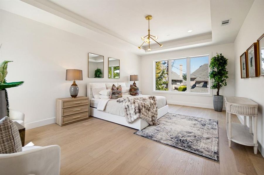 Furnished interior view inside a new home in , Dallas (Image 14).