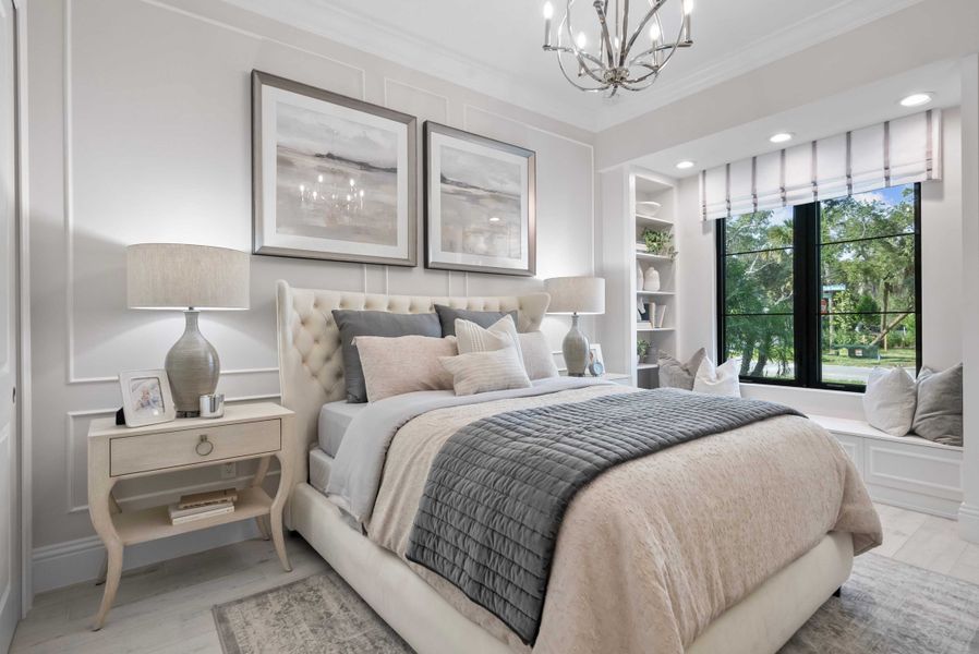 2D floor plan layout for the Seabreeze Grande by GHO Homes in Seaglass, Vero Beach, FL (Image 79).