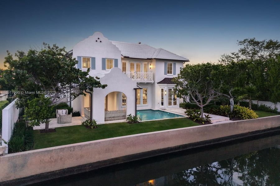 Front exterior of a new home in , Palm Beach, FL, highlighting curb appeal (Image 30). Front exterior of a new home in , Palm Beach, FL, highlighting curb appeal (Image 30).