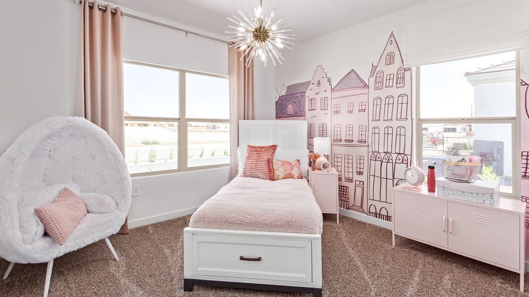 Representative furnished interior of a home built from the Citrine - Plan 5042 by D.R. Horton in Tortolita Trails, Marana (Image 26).