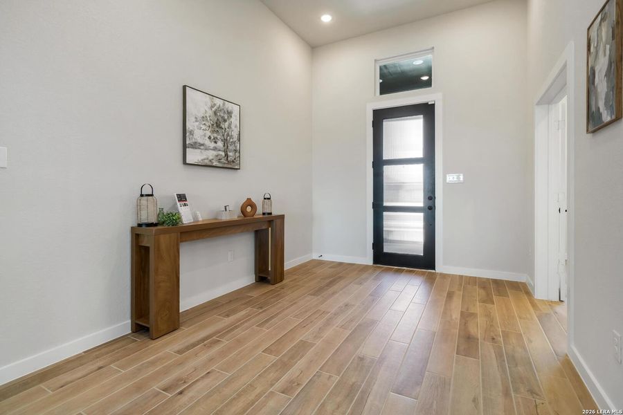 Furnished interior view inside a new home in Alamo Estates, San Antonio (Image 8).