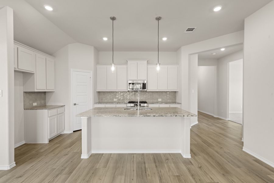 Furnished interior view inside a new home in Hunters Ridge, Crowley (Image 6).