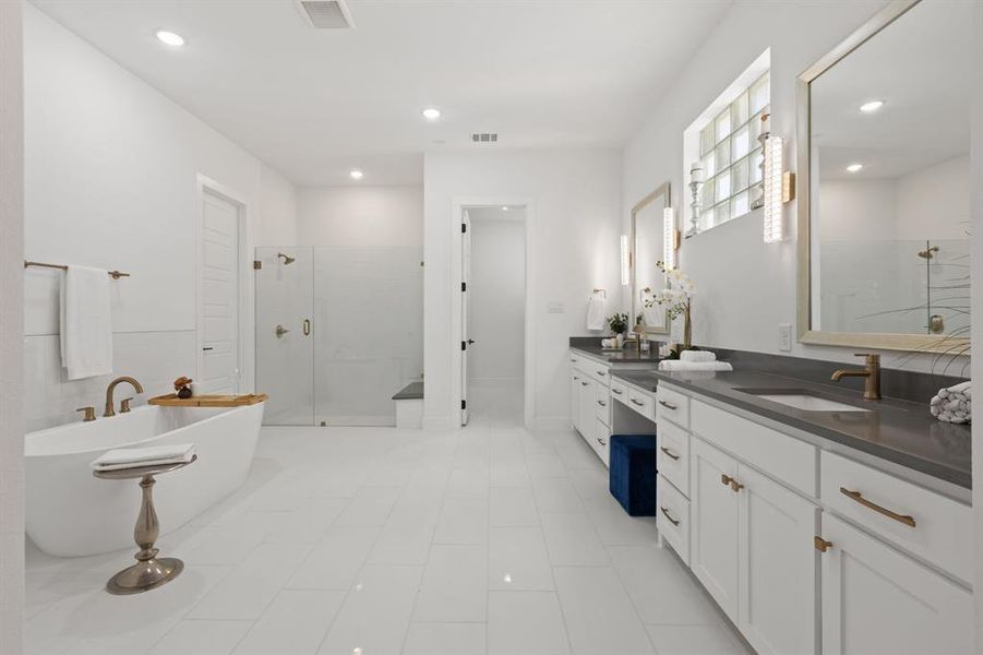 Furnished interior view inside a new home in , Prosper (Image 28).