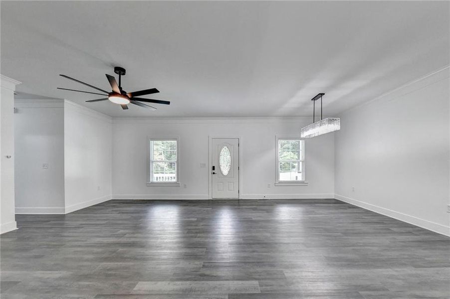Spacious, unfurnished interior of a new home in , Snellville (Image 25). Spacious, unfurnished interior of a new home in , Snellville (Image 25).