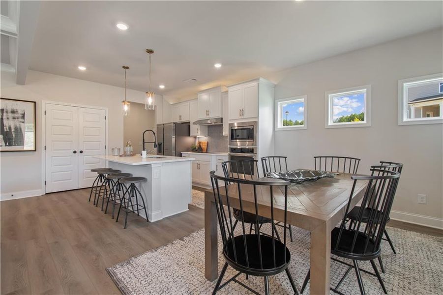 Furnished interior view inside a new home in Kentmere, Auburn (Image 35). Furnished interior view inside a new home in Kentmere, Auburn (Image 35).