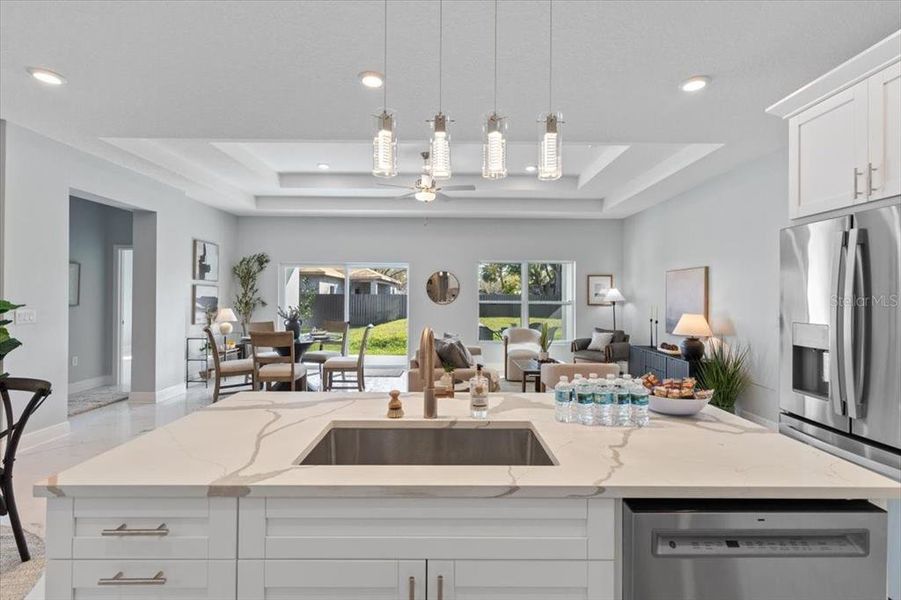 Furnished interior view inside a new home in , Tampa (Image 7).
