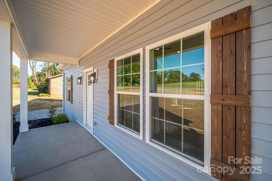 Exterior details and patio area of a home in , Hickory (Image 20). Exterior details and patio area of a home in , Hickory (Image 20).