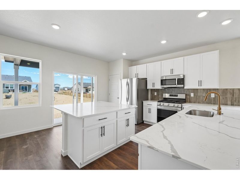 Furnished interior view inside a new home in Hudson Hills, Hudson (Image 11).