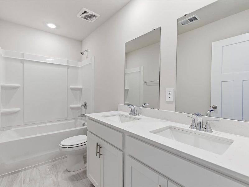 Furnished interior view inside a new home in Crossing at Abner Creek, Greer (Image 8).