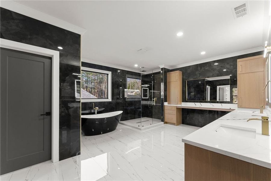 Furnished interior view inside a new home in , Hoschton (Image 16).