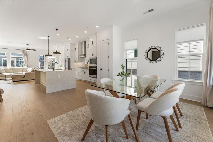 Furnished interior view inside a new home in , Alpharetta (Image 19). Furnished interior view inside a new home in , Alpharetta (Image 19).