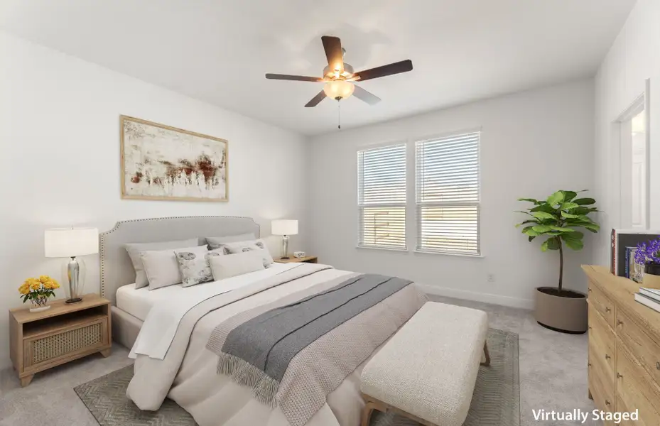 Furnished interior view inside a new home in Patterson Ranch, Georgetown (Image 5).