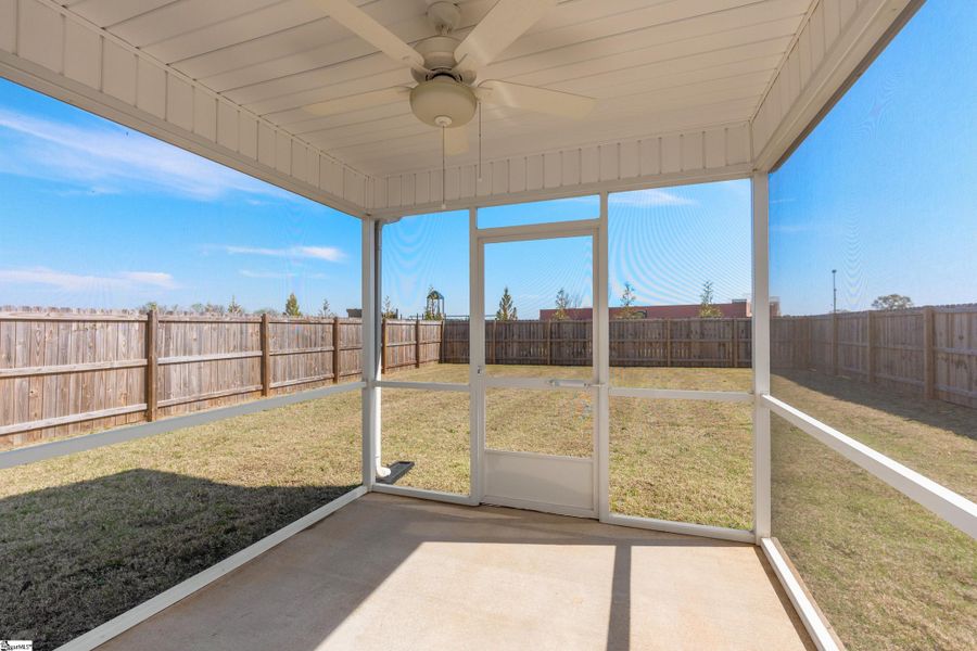 Exterior details and patio area of a home in Hazelwood, Boiling Springs (Image 4). Exterior details and patio area of a home in Hazelwood, Boiling Springs (Image 4).