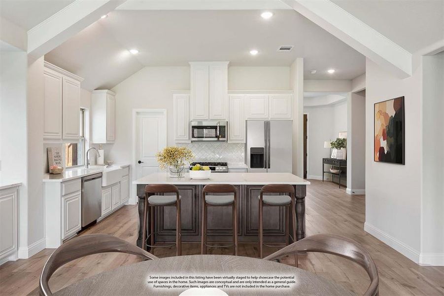 Furnished interior view inside a new home in Hampton Park, Glenn Heights (Image 8). Furnished interior view inside a new home in Hampton Park, Glenn Heights (Image 8).