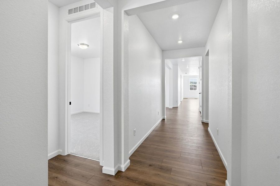 Spacious, unfurnished interior of a new home in The Town Collection at Independence, Elizabeth (Image 11). Spacious, unfurnished interior of a new home in The Town Collection at Independence, Elizabeth (Image 11).