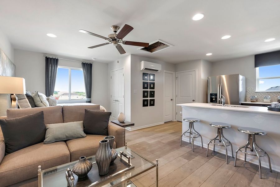 Representative furnished interior of a home built from the Arlington by Pacesetter Homes in Trace, San Marcos (Image 7). Representative furnished interior of a home built from the Arlington by Pacesetter Homes in Trace, San Marcos (Image 7).