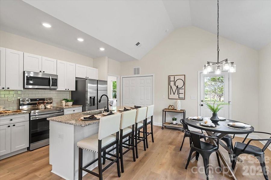 Furnished interior view inside a new home in , Spencer (Image 11).