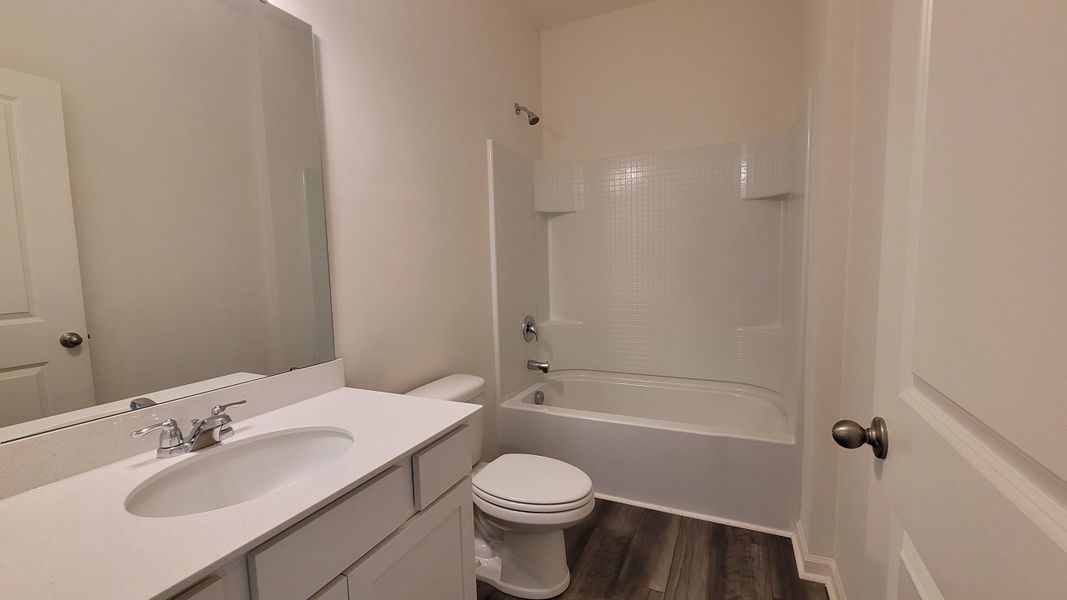 Furnished interior view inside a new home in Pender Woods at Cane Bay, Summerville (Image 4). Furnished interior view inside a new home in Pender Woods at Cane Bay, Summerville (Image 4).