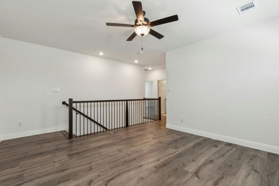 Representative unfurnished interior of a home built from the Harris by Kindred Homes in Berkshire Estates, Mesquite (Image 30).
