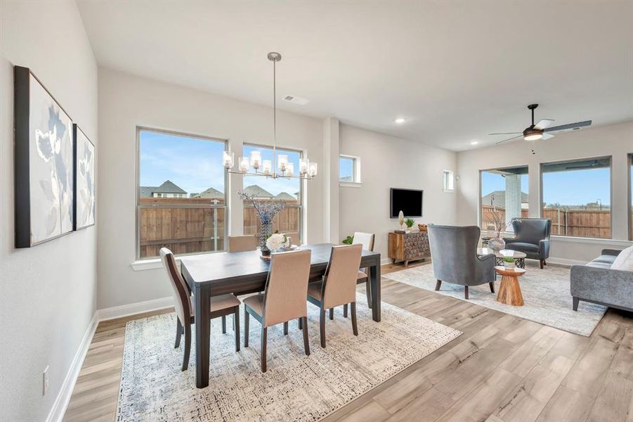 Furnished interior view inside a new home in Talia – Garden Series, Mesquite (Image 31).