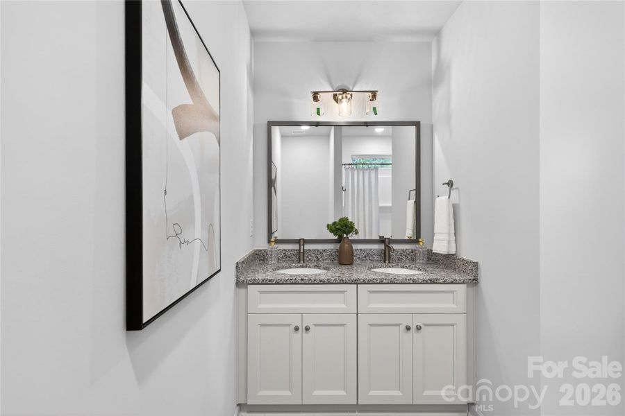 Furnished interior view inside a new home in , Charlotte (Image 17). Furnished interior view inside a new home in , Charlotte (Image 17).