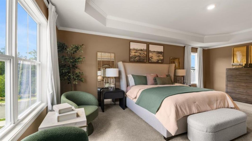 Furnished interior view inside a new home in Hamptons at Riverwood East, Dallas (Image 38). Furnished interior view inside a new home in Hamptons at Riverwood East, Dallas (Image 38).